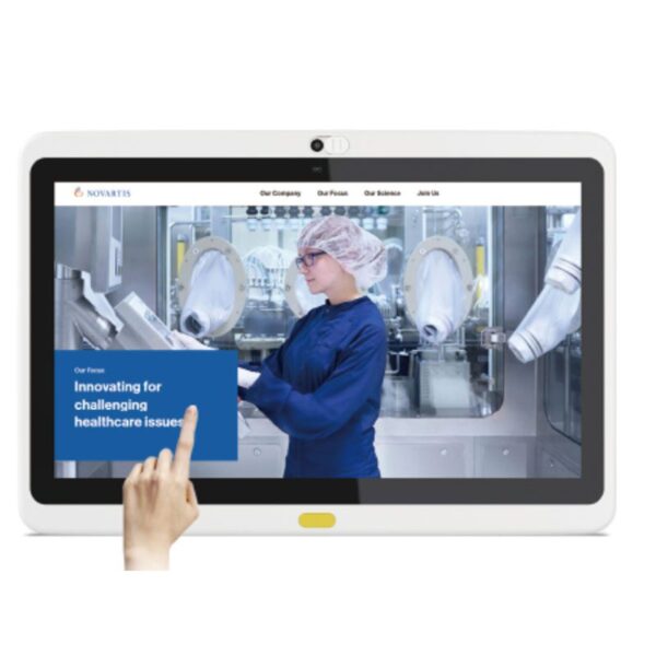 A device screen with a lady image in it