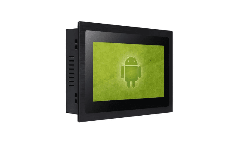 Android Wall Mount PoE Tablet with a white background Android Wall Mount PoE Tablet with a white background