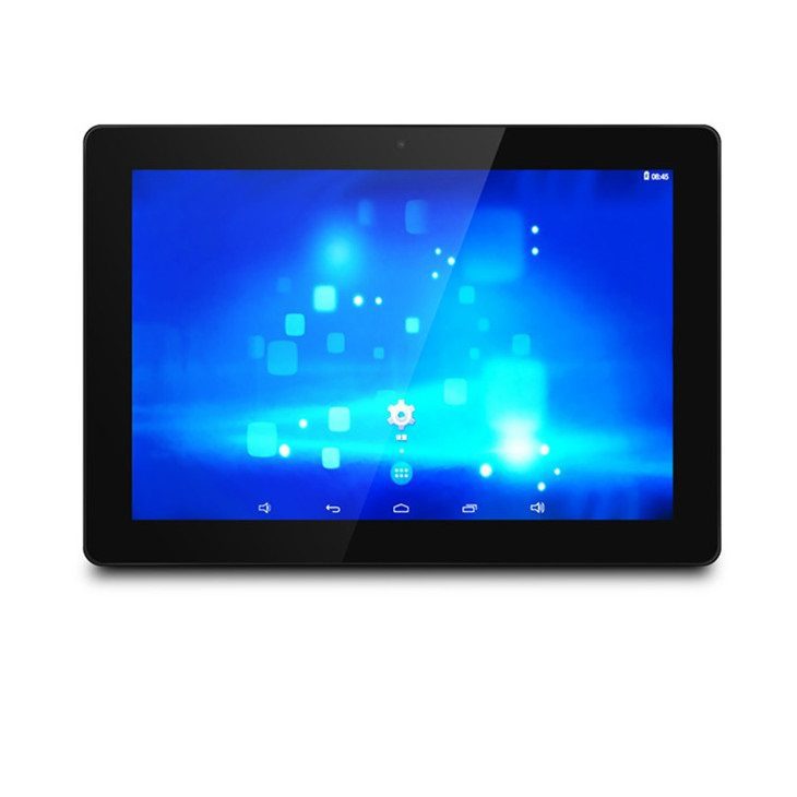 A black tablet pc on a white background, perfect for wall mount applications. A black tablet pc on a white background, perfect for wall mount applications.