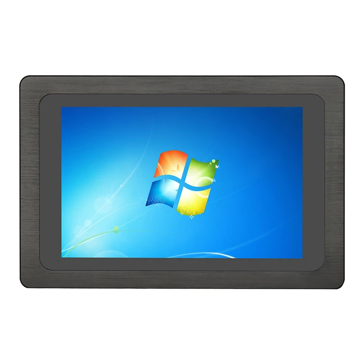 Tablet displaying Windows 7 startup screen. Tablet displaying Windows 7 startup screen.
