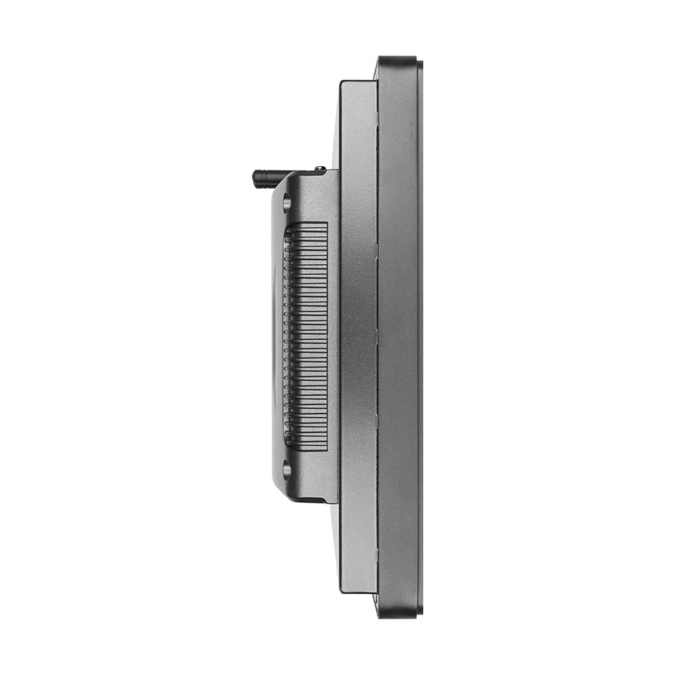 Side view of a flat screen monitor. Side view of a flat screen monitor.