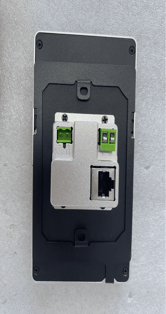 Networking device with ports and connectors. Networking device with ports and connectors.