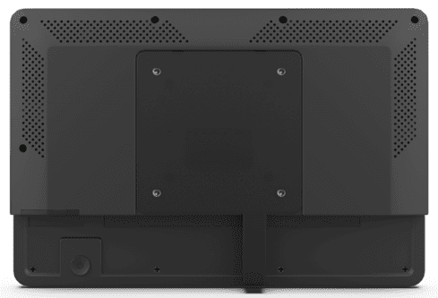 Back featuring VESA plate and power button