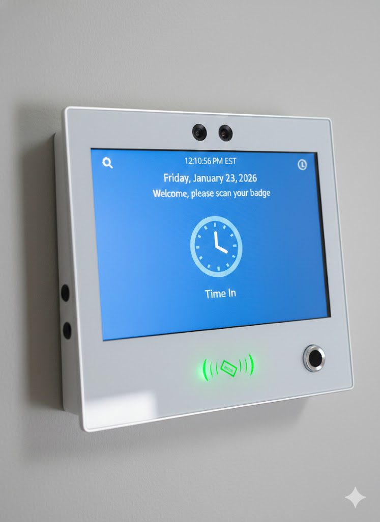 time Clock with fingerprint scanner and RFID time Clock with fingerprint scanner and RFID