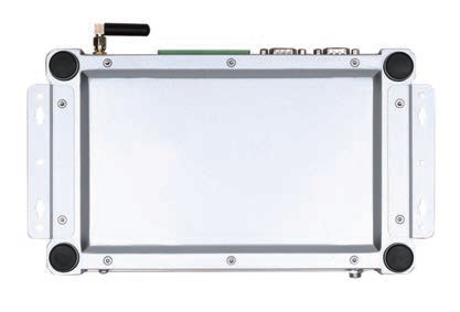 Industrial embedded touchscreen display with antenna Industrial embedded touchscreen display with antenna