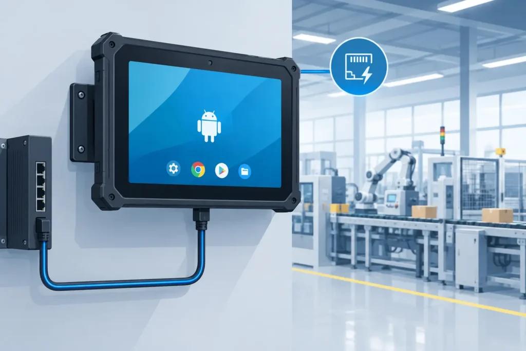 Industrial Android PoE Tablets for Fixed Installs